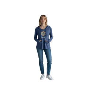 Starbuds Colorado Hooded Tee Shirt Blue Size XXL